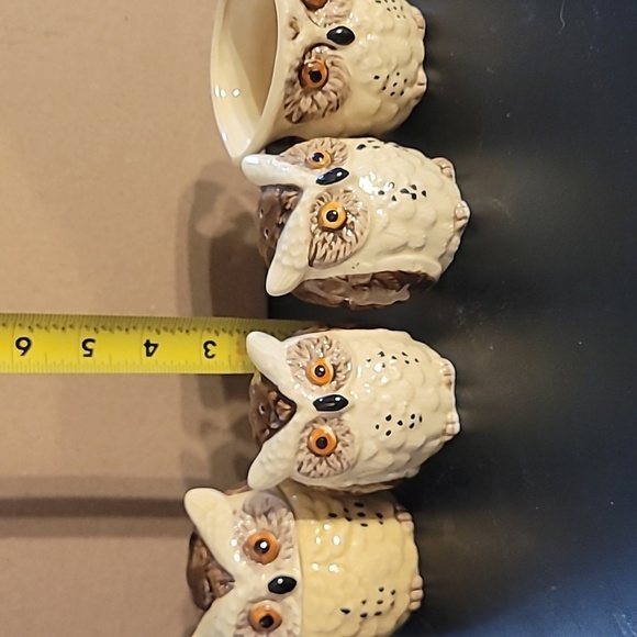 Vintage Owl Creamer, Sugar Jar, Salt & Pepper Shaker Set - Picture 16 of 16